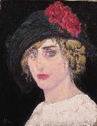 Pier Leone Ghezzi Portrait of a woman oil painting